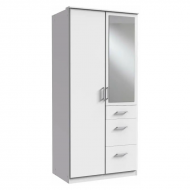 Riidekapp Click 628 (valge)