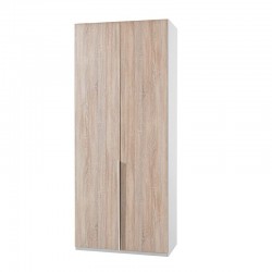 Riidekapp New York A H208 (valge/hele tamm) 90cm Riidekapp New York A H208 (valge/hele tamm) 90cm