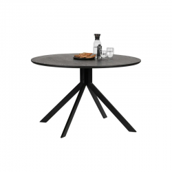 WOOOD Söögilaud Bruno D120 (must)