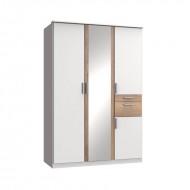 Riidekapp Koblenz (tamm/valge)