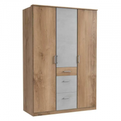 Riidekapp Click (tammeplank/betoonhall)