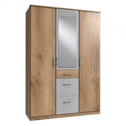 Riidekapp Click (tammeplank/betoonhall)