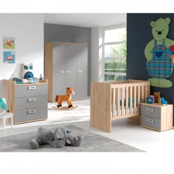 Riidekapp Jules (hall/minerva tamm)