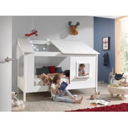 Vipack Majavoodi House 90x200 cm (valge)