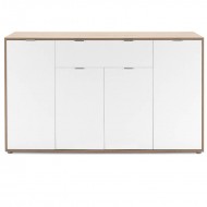 Puhvetkummut Riga (valge/sonoma tamm)