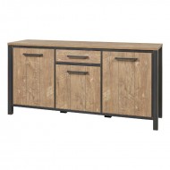 Puhvetkummut Lovina 183 cm (matt must/puit)