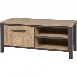 Tv-alus Lovina 126 cm (matt must/puit)