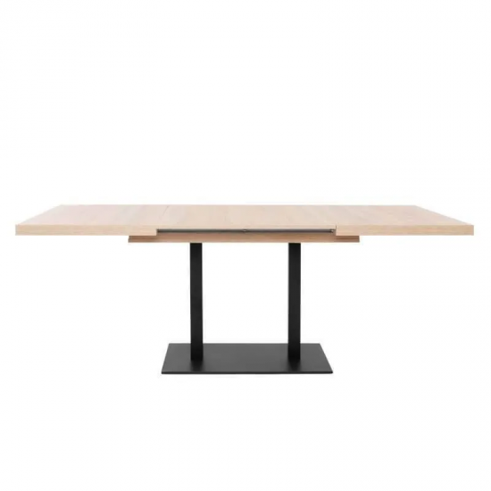 Pikendatav söögilaud Quadrato (sonoma tamm/must)