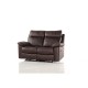 Täisnahast 2-ne recliner diivan (pruun) Täisnahast 2-ne recliner diivan (pruun)
