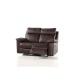 Täisnahast 2-ne recliner diivan (pruun) Täisnahast 2-ne recliner diivan (pruun)