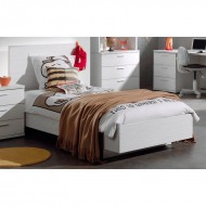 Voodi Helga 120x200 cm (valge tamm) Voodi Helga 120x200 cm (valge tamm)