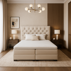 Kastidega voodi Linea 160x200