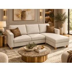 Nurgadiivanvoodi Linea Bloom 236x160cm (pesukastiga)